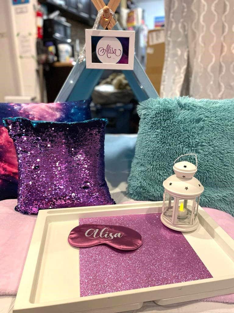 Sleepover Set Galaxy A Frame 7 pc Sleepover Set - Sleepover Party Shop